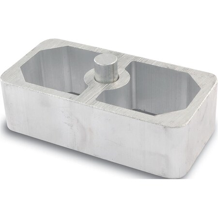 Allstar Performance 1.50 in. Aluminum Lowering Block for Leaf Springs ALL56131